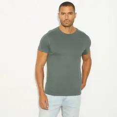 MOSSIMO - Camiseta Hombre Manga corta de Algodón