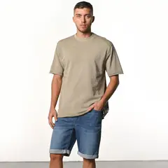 DENIMLAB - Camiseta Hombre Manga corta de Algodón
