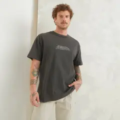 DENIMLAB - Camiseta Hombre Manga corta de Algodón