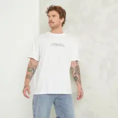 DENIMLAB - Camiseta Hombre Manga corta de Algodón