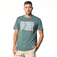 DENIMLAB - Camiseta Hombre Manga corta con Logo de Algodón