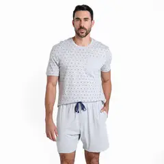 BENETTON - Pijama Hombre Manga corta de Algodón