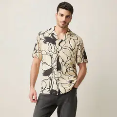 BASEMENT - Camisa Hombre Manga corta
