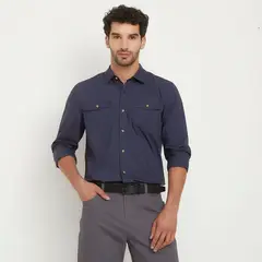UNIVERSITY CLUB - Camisa Hombre Manga larga de Algodón