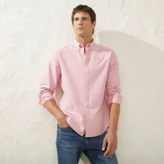 CASCAIS - Camisa Hombre Manga larga Slim de Algodón Cascais.