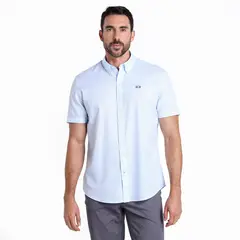LA MARTINA - Camisa Hombre Manga corta de Algodón