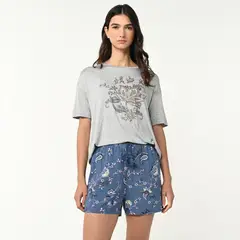 BLU - Short de pijama Mujer Sin mangas
