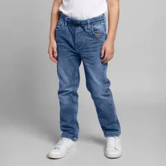 YAMP - Jean para Niño Cintura elásticada de Algodón