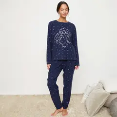 DISNEY - Pijama completa con pantalón Mujer Largo Manga larga