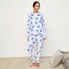 DISNEY - Pijama completa con pantalón Mujer Largo Manga larga