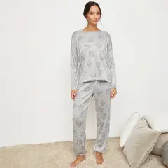 DISNEY - Conjunto de pijama con pantalón Mujer Largo Manga larga