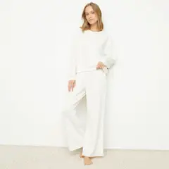 BENETTON - Pijama completa con pantalón Mujer Manga larga