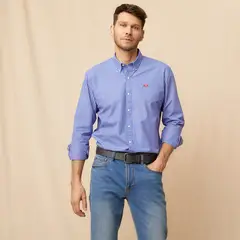 LA MARTINA - Camisa Hombre de Rayas Manga larga de Algodón