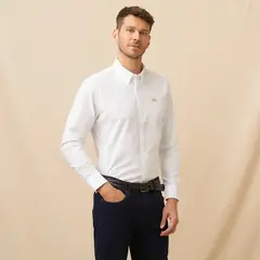 LA MARTINA - Camisa Hombre Manga larga Recto de Algodón