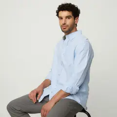 NEWPORT - Camisa Hombre Manga larga de Algodón