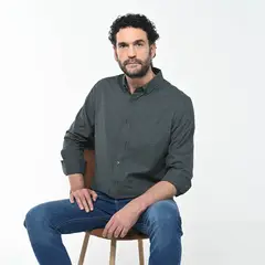 NEWPORT - Camisa Hombre Manga larga de Algodón