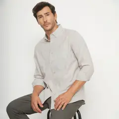 NEWPORT - Camisa Hombre Manga larga de Algodón