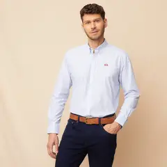 LA MARTINA - Camisa Hombre de Rayas Manga larga de Algodón