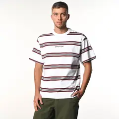 STARTER - Camiseta Hombre Manga corta Rayas de Algodón