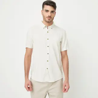 DOO AUSTRALIA - Camisa Hombre con Estampado Manga corta Recto
