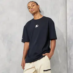 STARTER - Camiseta Hombre Manga corta con Logo de Algodón