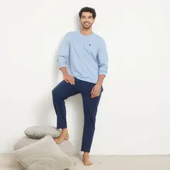 NEWPORT - Pijama Hombre Manga larga de Algodón