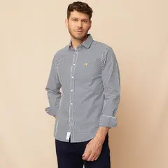 LA MARTINA - Camisa Hombre de Cuadros Manga larga de Algodón