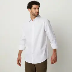 NEWPORT - Camisa Hombre Manga larga Recto de Algodón