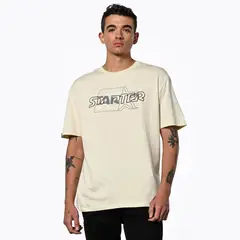 STARTER - Camiseta Hombre Manga corta Logo Slim de Algodón