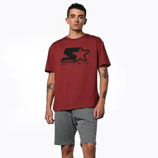 STARTER - Camiseta Hombre Manga corta Logo Slim de Algodón
