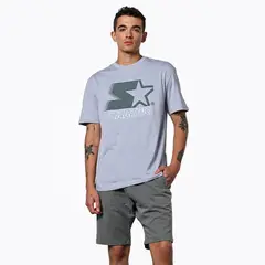STARTER - Camiseta Hombre Manga corta Logo Slim de Algodón