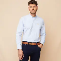 LA MARTINA - Camisa Hombre de Cuadros Manga larga de Algodón