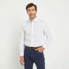 NEWPORT - Camisa Hombre con Estampado Manga larga Slim de Algodón