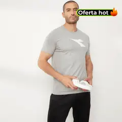 DIADORA - Camiseta Hombre Manga corta Lifestyle