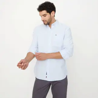 UNIVERSITY CLUB - Camisa Hombre Manga larga Slim