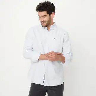 UNIVERSITY CLUB - Camisa Hombre Manga larga Slim