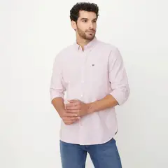 UNIVERSITY CLUB - Camisa Hombre Manga larga Slim