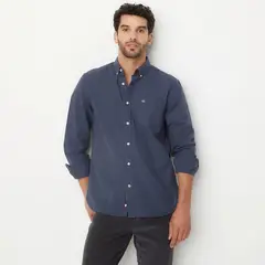 UNIVERSITY CLUB - Camisa Hombre Manga larga Slim