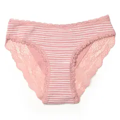 SYBILLA - Bikini con Encaje de Algodón Mujer