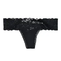 SYBILLA - Brasilera e hilo Con Encaje de Algodón para Mujer