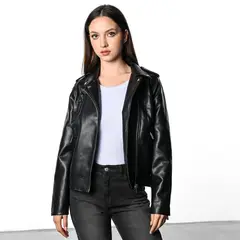 DENIMLAB - Chaqueta Efecto cuero Mujer