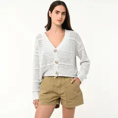 DOO AUSTRALIA - Saco Mujer Tejido de Algodón