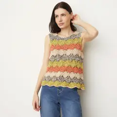 APOLOGY - Blusa Mujer Tejido Sin mangas