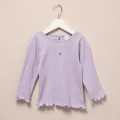 YAMP - Camiseta manga larga Bebé niña Algodón