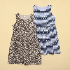 YAMP - Vestido Niña Pack de 2 unidades Algodón  2