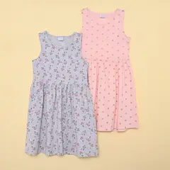 YAMP - Vestido Niña Pack de 2 unidades Algodón  2