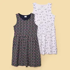 YAMP - Vestido Niña Pack de 2 unidades Algodón  2