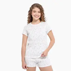ELV - Pijama para Niña 2 piezas Manga corta