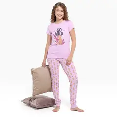 ELV - Pijama para Niña 2 piezas Manga corta