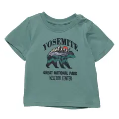 YAMP - Camiseta Bebé niño con Estampado Manga corta Algodón